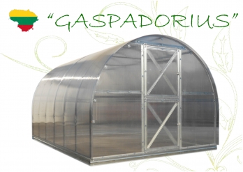Lietuviškas šiltnamis GASPADORIUS (10m x 2,87m)  su 4 mm danga